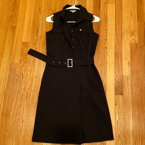 Women’s sleeveless black midi dress size XS-S(160/84A)
